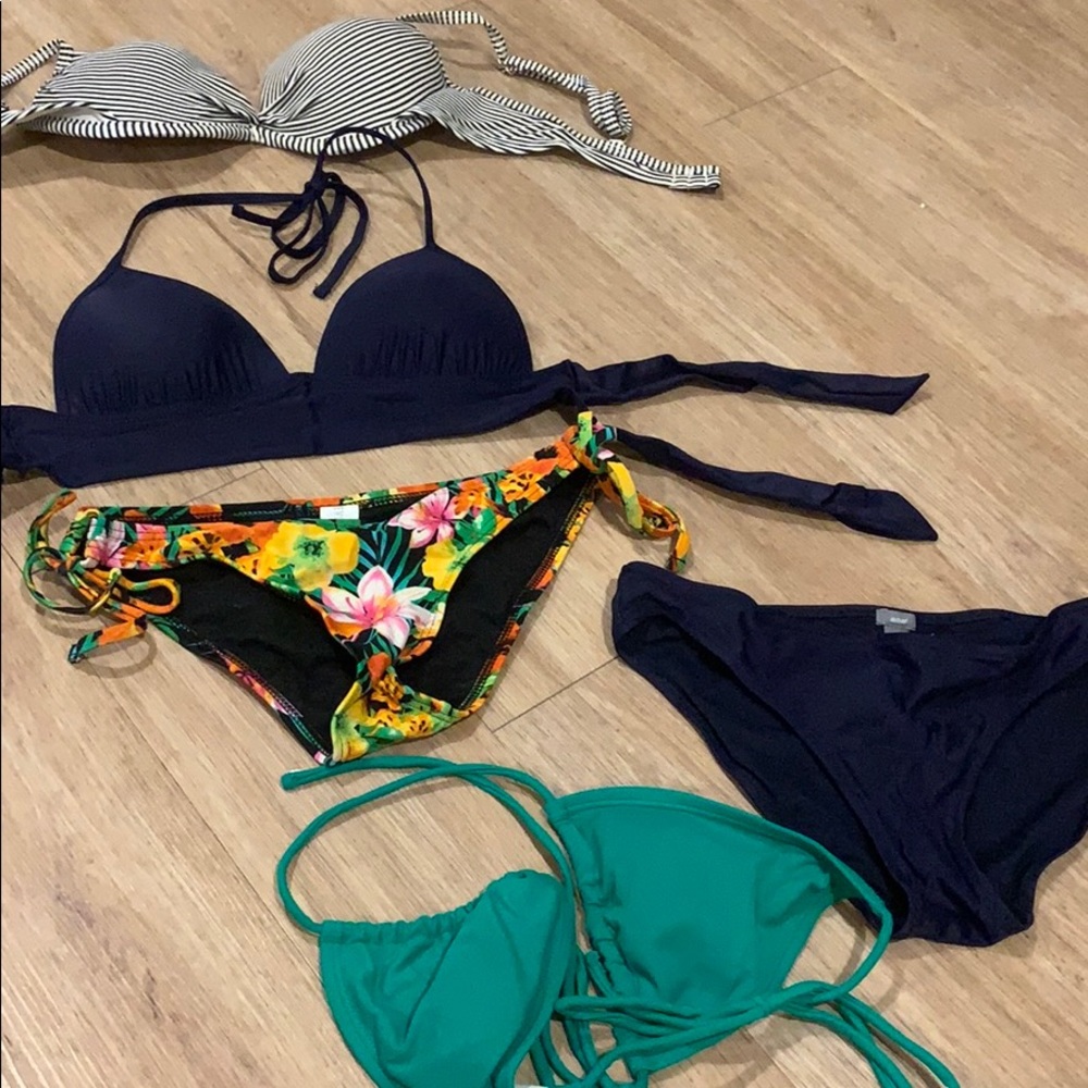 Bikini tops and bottoms